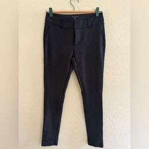 Chocolate Black and White Textured Trousers